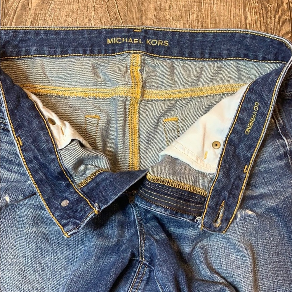 MICHAEL KORS Boyfriend Distressed Denim - Picture 3 of 8